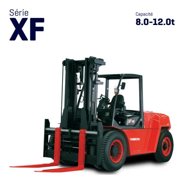 Chariot élévateur diesel 8.0-10.0-12.0t – Série XF (600mm)