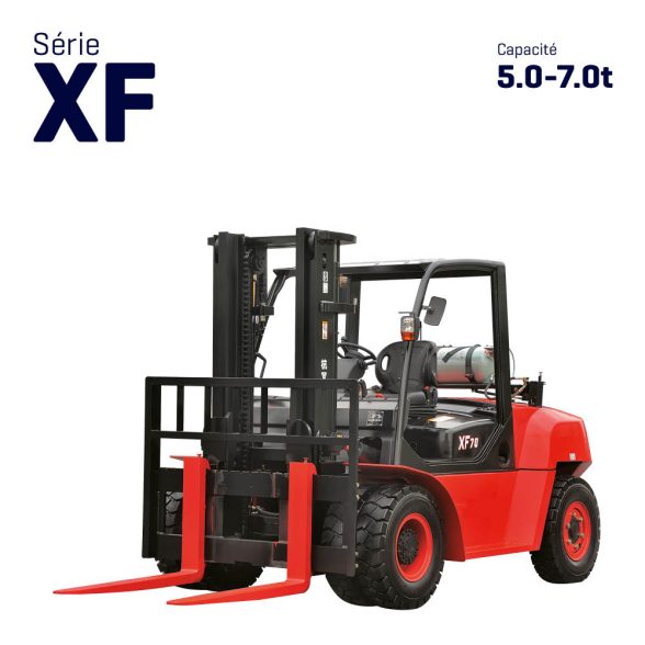 Chariot élévateur diesel et gaz de 5.0-6.0-7.0t – Série XF (600mm)