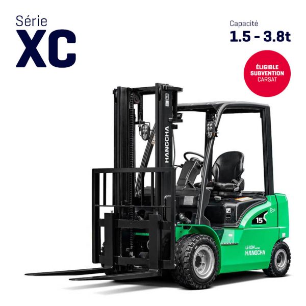 Chariot élévateur électrique 4 roues de 1.5-3.8t – Série XC