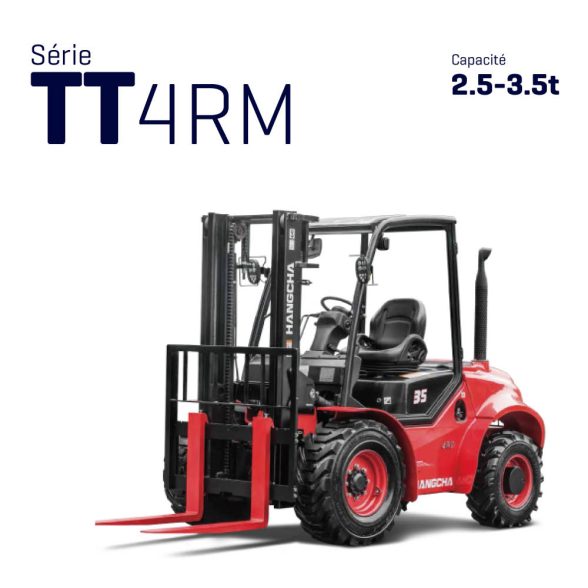 Chariot élévateur tout-terrain Diesel 4 RM 2,5t-3,5t – Série TT