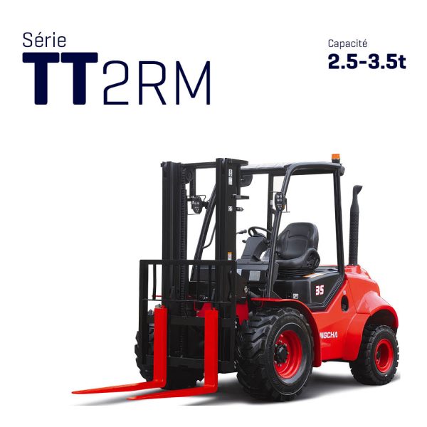 Chariot élévateur tout-terrain 2 RM 2,5t-3,5t – Série TT
