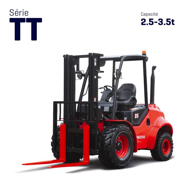 Chariot élévateur tout-terrain 2 RM 2,5t-3,5t – Série TT