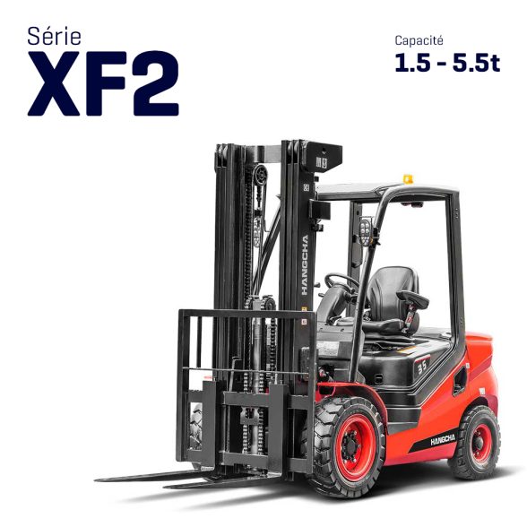 Chariot élévateur diesel et gaz 1.5t à 5.5t – Série XF2