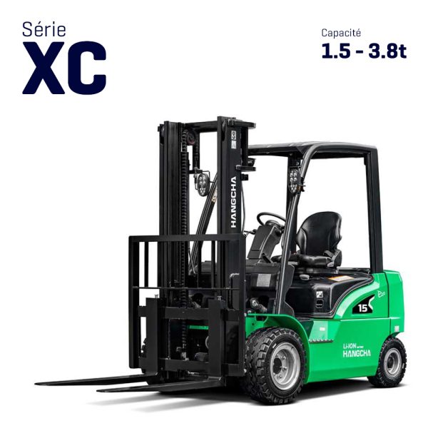 Chariot élévateur électrique 4 roues de 1.5-3.8t – Série XC
