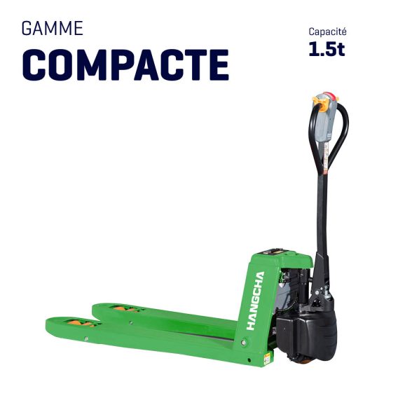 Transpalette électrique compact 1.5t batterie lithium