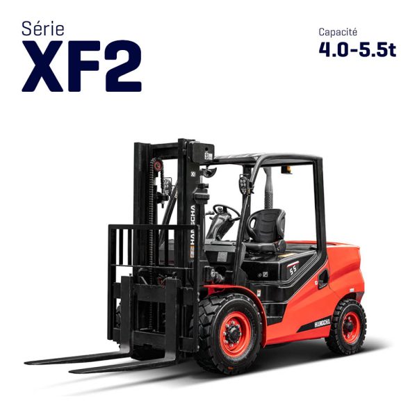 Chariot élévateur diesel et gaz 4.0t à 5.5t – Série XF2