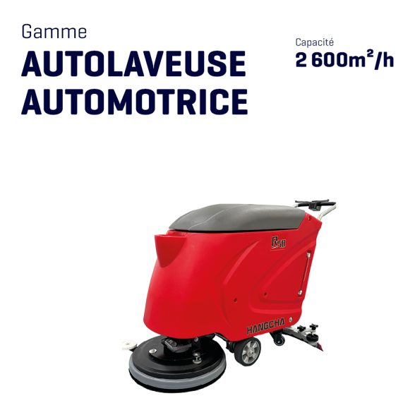 Autolaveuse automotrice – 2 600m²/h