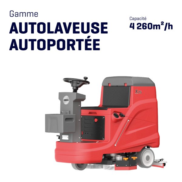 Autolaveuse autoportée – 4 260m²/h