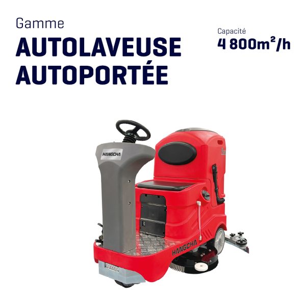 Autolaveuse autoportée – 4 800m²/h