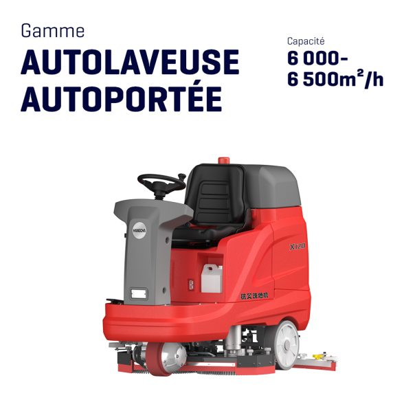 Autolaveuse autoportée – 6 000 à 6 500m²/h
